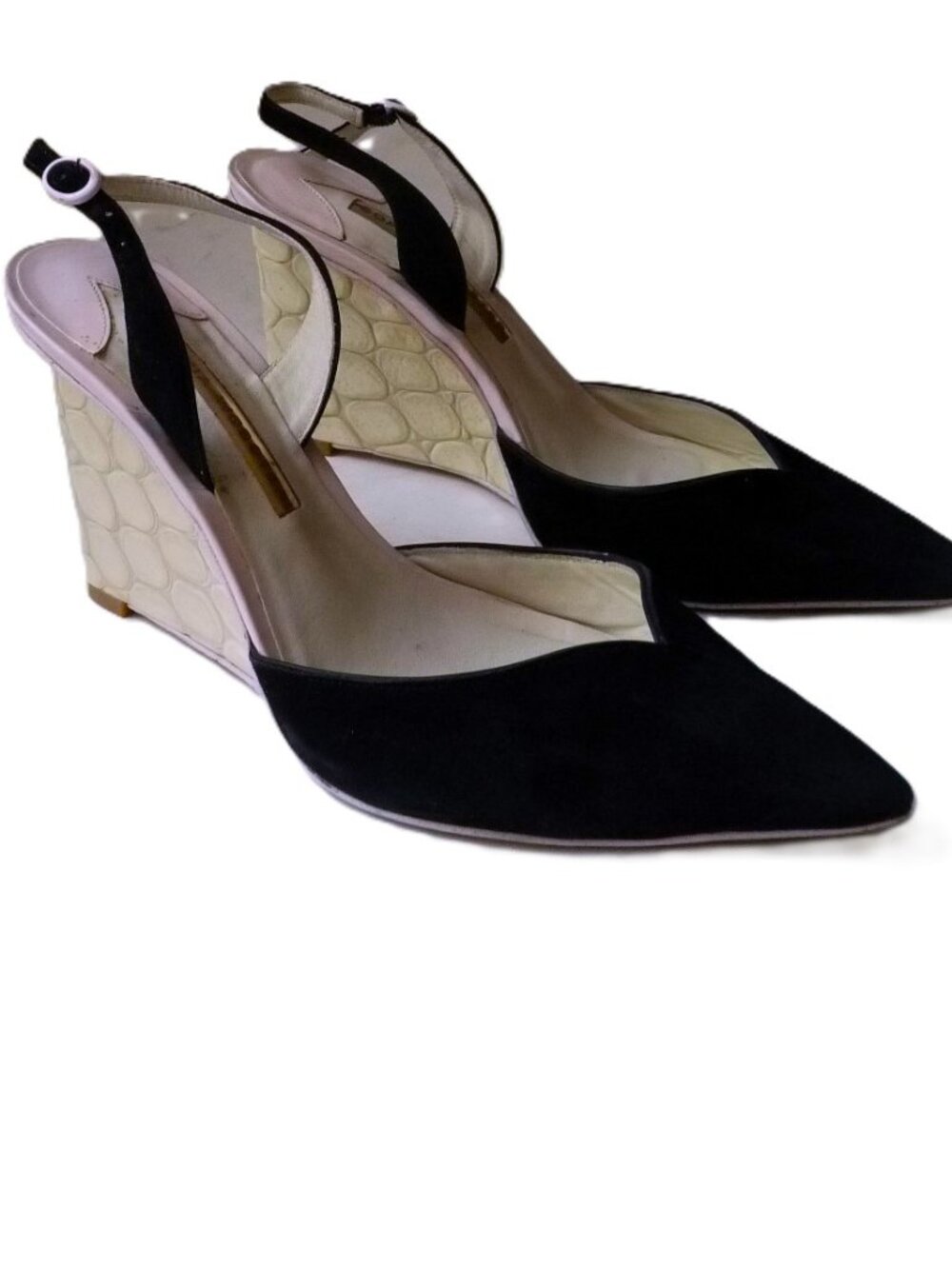 Sophia Webster suede wedge shoes sandals 38